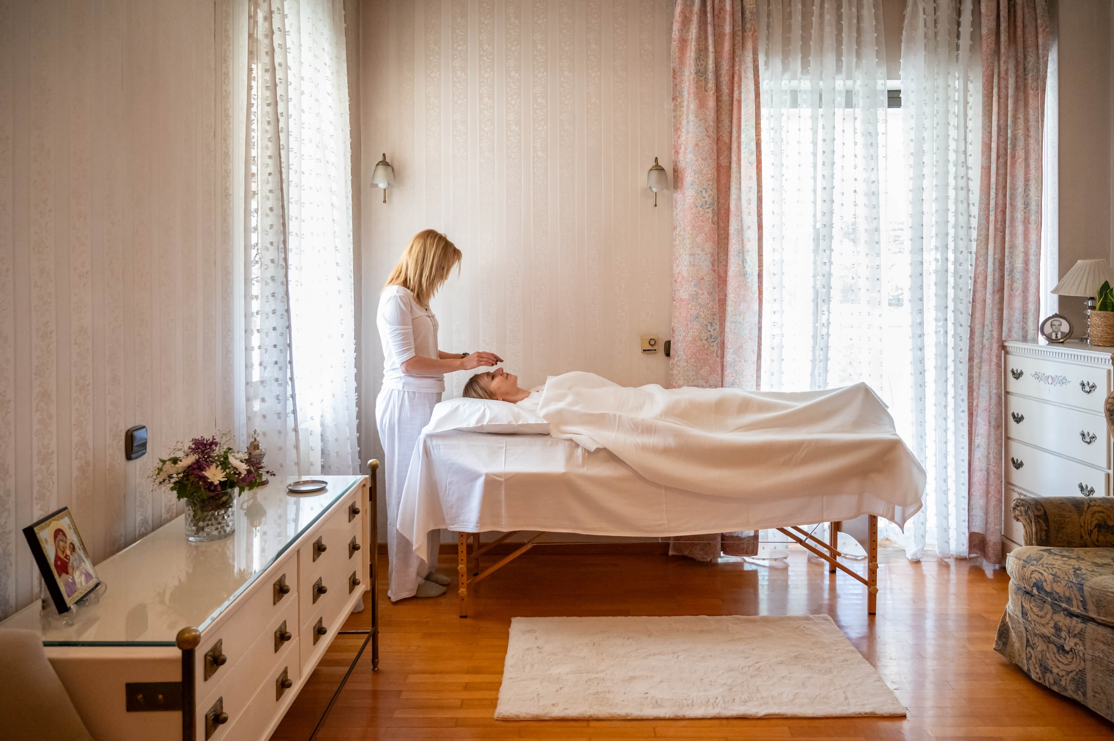 Στιγμιότυπο από συνεδρία ρέικι