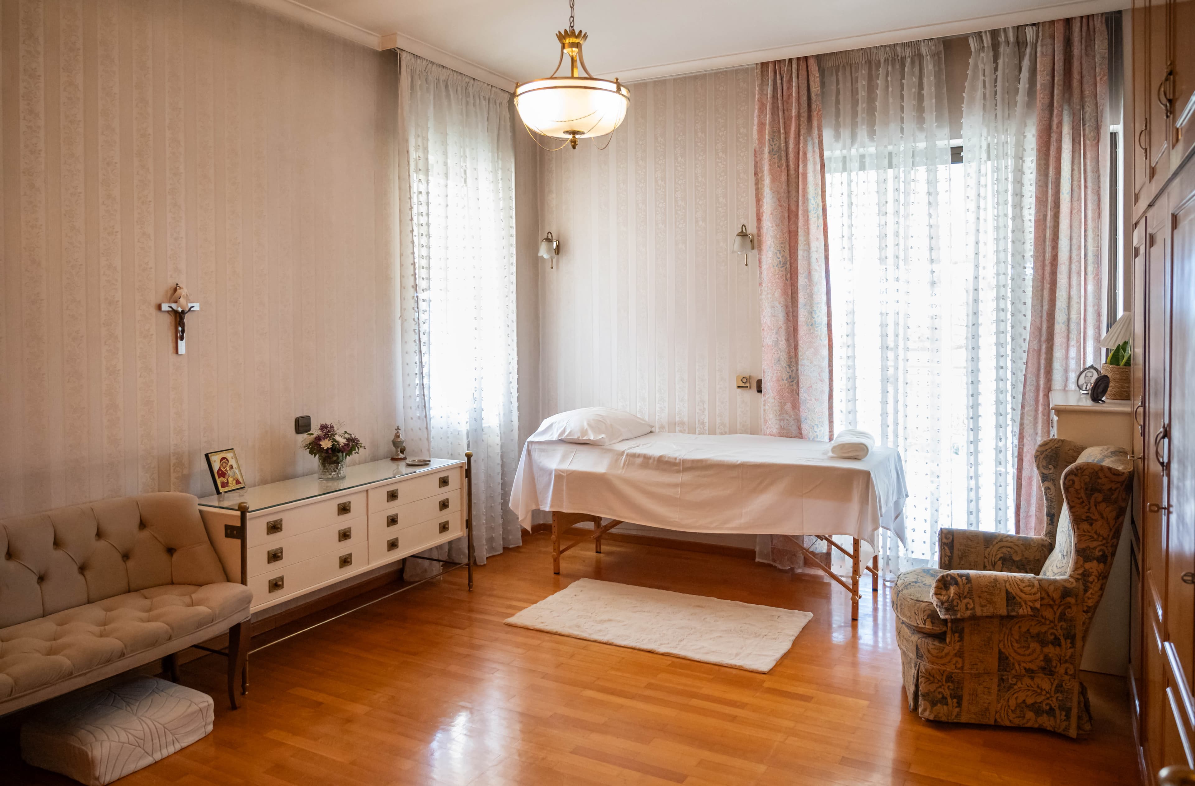 Λεπτομέρεια από τον χώρο ρέικι