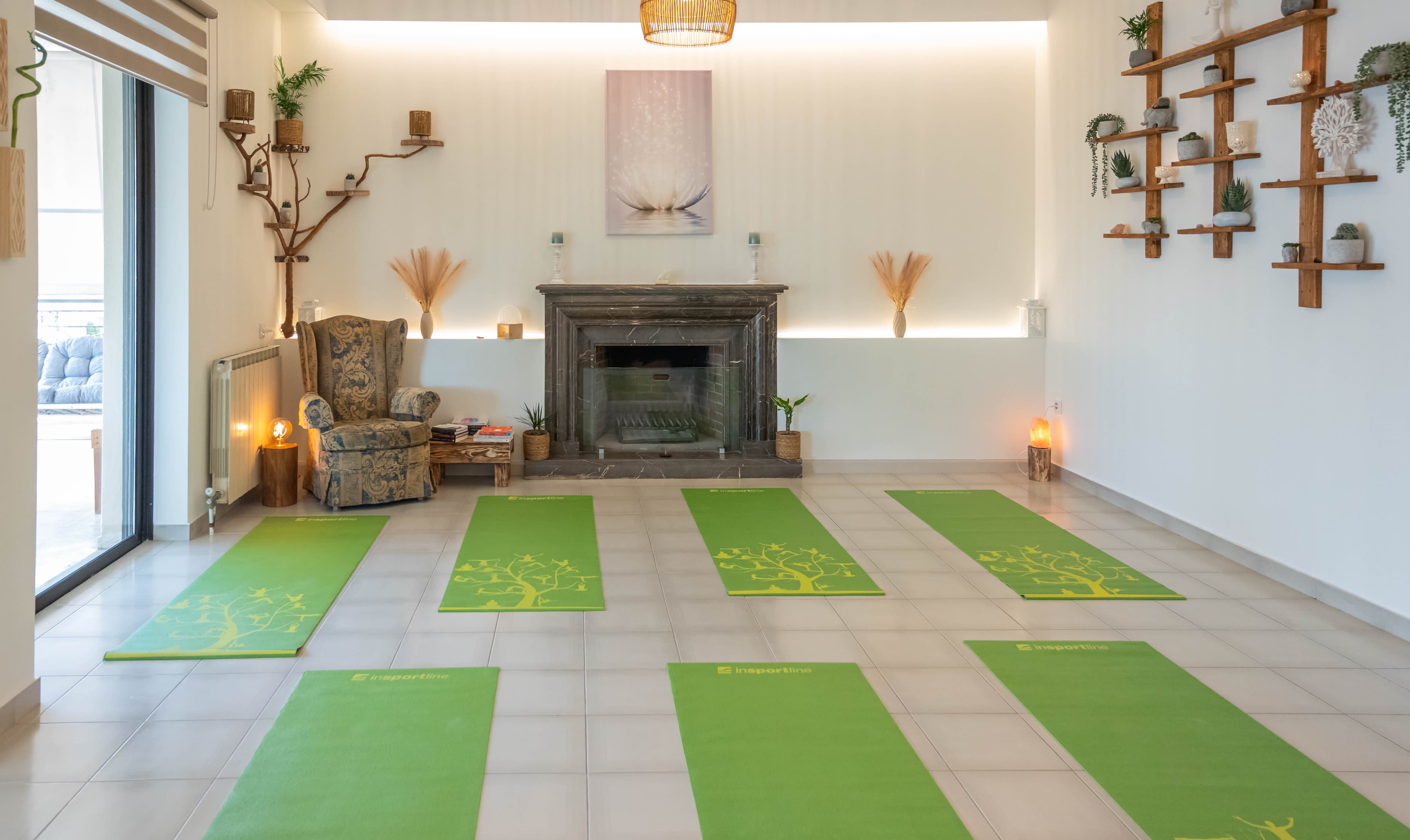 Λεπτομέρεια διακόσμησης με φυτά